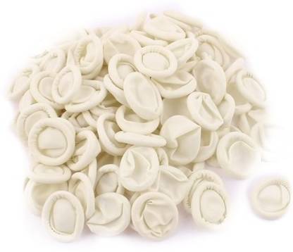 supreme electrotek solutions shop Supreme- [PACK OF 1000] ANTI-STATIC (ESD SAFE) CHLORINATED DISPOSABLE LATEX FINGER COTS [REUSABLE RUBBER FINGERTIPS] 4 MIL THICK - White Latex  Safety Gloves