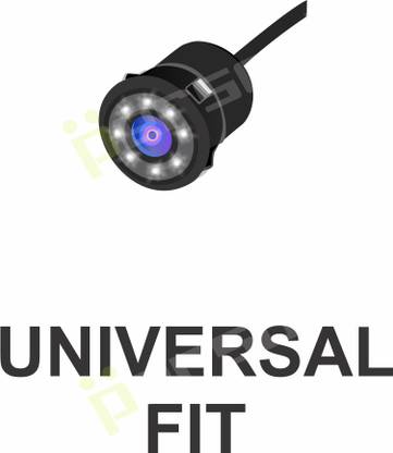Hypersonic 8 LED CAR REAR VIEW MOVING WATER PROOF Reverse Assist Camera System