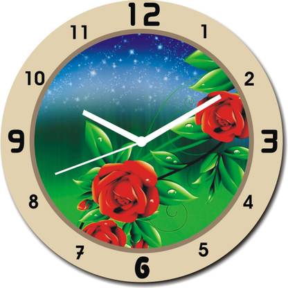 2 O'Clock Analog 31 cm X 31 cm Wall Clock