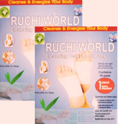 Ruchi World Foot Patch Cleansing Detox Foot Patches