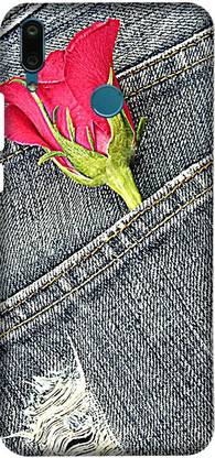CASE SUTRA Back Cover for Huawei Y9 (2019), JKM-LX - Jeans & Rose Print