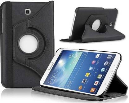 S-LINE Flip Cover for Samsung Galaxy Tab 3 (T211) (Premium 360 Degree Rotate Case)