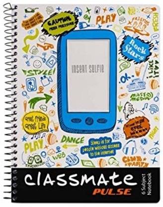 Classmate PULSE SELFIE A4 Notebook SINGLE RULE 300 Pages