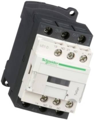 Schneider Electric 3P CONT 9A AC3 4KW 1NO 1NC 24VDC COIL LC1D09BD MCB