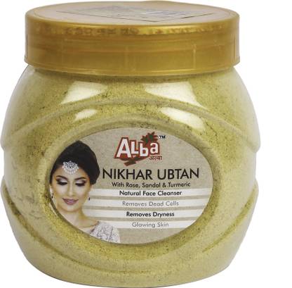 ALBA NIKHAR UBTAN JAR PACK- WITH ROSE, OATS, TURMERIC AND SANDALWOOD (225g)