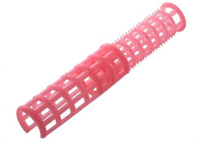Sweetpea 10 Pcs Pink Plastic DIY Hair Styling Roller Curlers Clips 25 MM Hair Curler