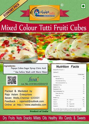 Stylesindia Tuty Fruity Assorted Fruit