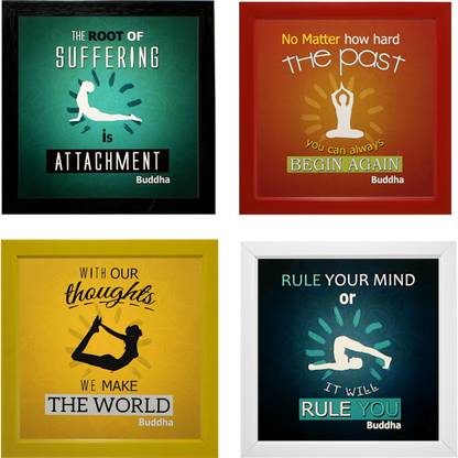 Indianara motivational quotes 2072 Digital Reprint 9.5 inch x 9.5 inch Painting