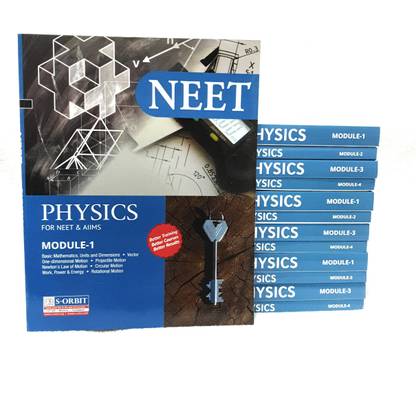 S-Orbit Physics Study Material For NEET/AIIMS Pre-Medical Classroom Modules(Volume 1,2,3 & 4)