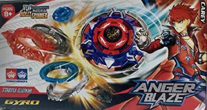 The Simplifiers Anger Blaze Beyblade with Launcher, Burst of Battle Series