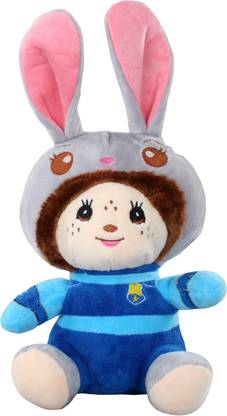 popo cute Rabbit Doll With Multi color