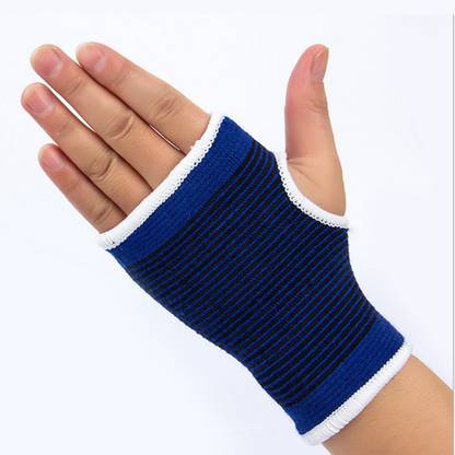 smile4u 1 Pair Palm Wrist Hand Support Glove Elastic Brace Sports Bandage Gym Wrap Blue Wrist Support