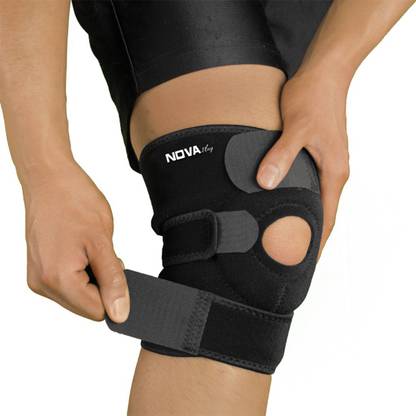 Nova Play Neoprene Padded Adjustable Knee Guard , Knee Cap Support Knee Support