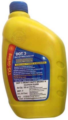 TVS DOT 3 BRAKE OIL 500 ML BRAKE OIL DOT Brake Oil