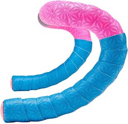 Supacaz Super Sticky Kush Multi-Colour Bar Tape-Neon Pink/Neon Blue Bicycle Handle Grip