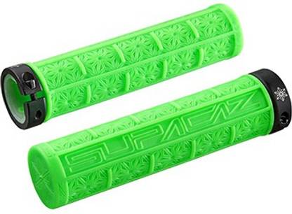 Supacaz MTB Grizips-Neon Green Bicycle Handle Grip