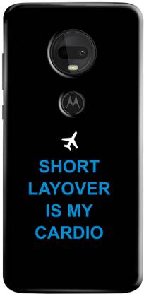 whats your kick Back Cover for Layover is My Cardio For Motorola Moto G7