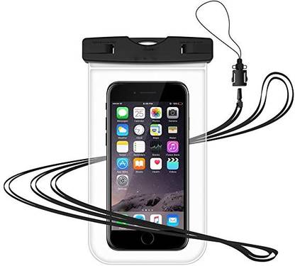 BUY SURETY Pouch for All smartphone Waterproof Transparent Bag Rain Protection with Sealed Touch Sensitive Pouch Case