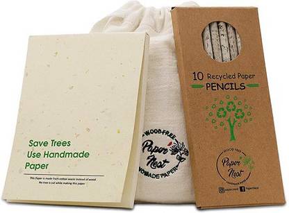 paper nest recycled hanmade Pen Gift Set