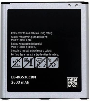 SMART Mobile Battery For  SAMSUNG Galaxy J5 | SM-J500F | SM-J500G | SM-J500Y | SM-J500M | SM-J500H | EB-BG530CBE | 2600mAh