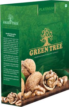 Green Tree PLATINUM PREMIUM WALNUT KERNELS (Akhrot) Pack of 1 Walnuts