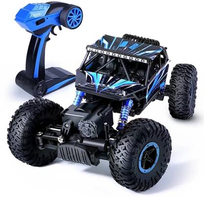 Tiny Tots RC Rock Crawler Vehicle Buggy Car 4 WD Shaft Drive High (GREEN)