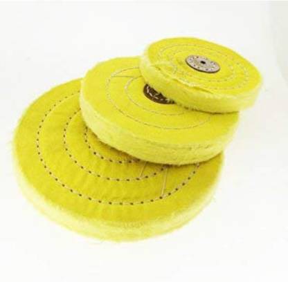 DIY Crafts Cotton Polishing Buffing Wheel Bench Grinder With Arbor Hole Rotary Tool