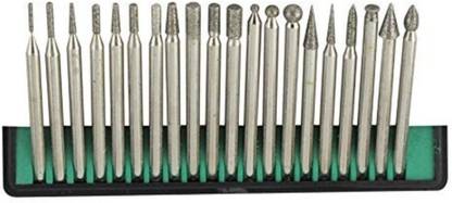 DIY Crafts Diamond Lapidary Cutting Solid Diamond Coated 20 Pcs Rotary Tool