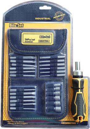 Epraiser Industrial Professional Pro Grade High Quality Screw Driver 26pcs CRV Steel Bits Set Combination Screwdriver Set
