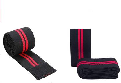 Fitness Guru Fitness Pressurized Knee Support Straps For Deep Squat/Weight Lifting/Gym Workout Knee Support