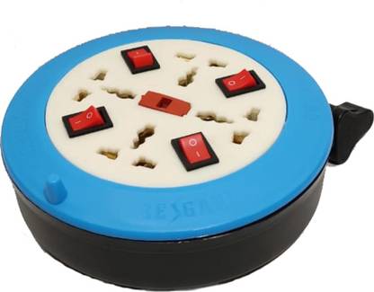 Regard Electric Round Extension Cord Board 4  Socket Extension Boards