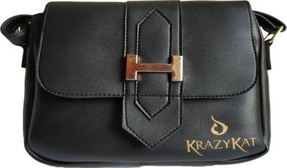 Krazy Kat Shoprazy Black High Quality Handbag Waterproof Sling Bag