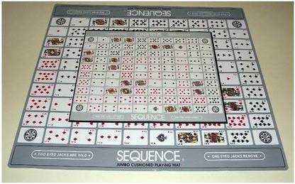 Varni Sales Jumbo Sequence Family & Party Board Game Exciting Strategy Party & Fun Board Game