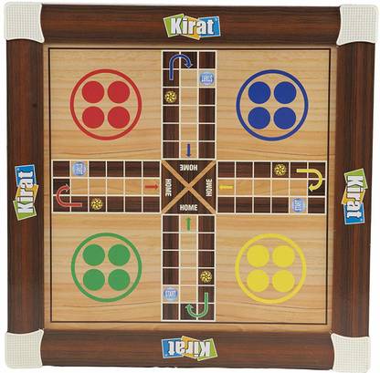 Kirat Wooden Chess and Ludo Box Party & Fun Board Game