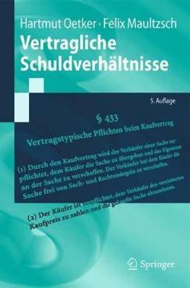Vertragliche Schuldverhaeltnisse