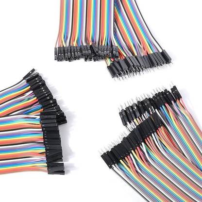 Fedus Male to Male male to female female to female Reusable Jumper Wires 120 pc Interconnect Electronic Hobby Kit