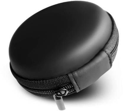 Vatsin Leather Zipper Headphone Pouch For Universal