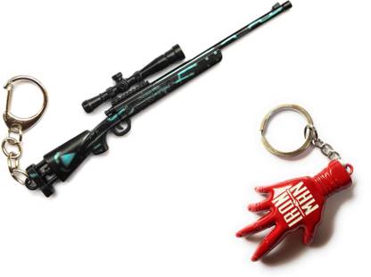 One Wish Pubg M24 With Marvel Iron Man Hand Key Chain