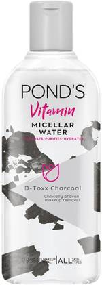 POND's Vitamin Micellar Water D-Toxx Charcoal Makeup Remover
