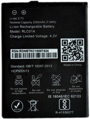 Nano Plus Mobile Battery For  LYF LYF FLAME-8