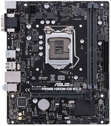 ASUS PRIME H310M-CS R2.0 LGA1151Socket Micro-ATX Intel H310 Chipset DDR4 Motherboard for Desktop