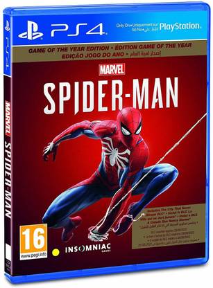 Marvel's Spider-Man Game Of The Year Edition with Game and Expansion Pack