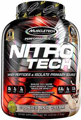 Muscletech Mass Tech (Cookies & Cream) Weight Gainers/Mass Gainers