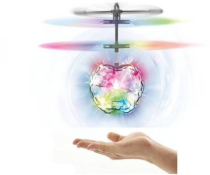 IndusBay Hand Sensor Flying helicopter Apple Shaped