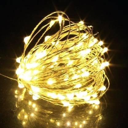 AncientKart 30 LEDs 3 m Multicolor Steady Water Drop Rice Lights