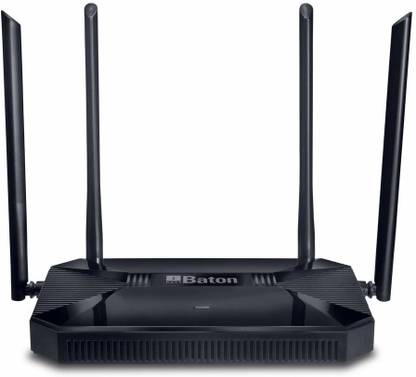 iball 1200M Mesh Gigabit WAN Dual Band AC Wireless Router 2.4 GHz, 5 GHz 1200 Mbps Wifi Speed Dual Band External Antenna Ethernet (Cable Broadband)