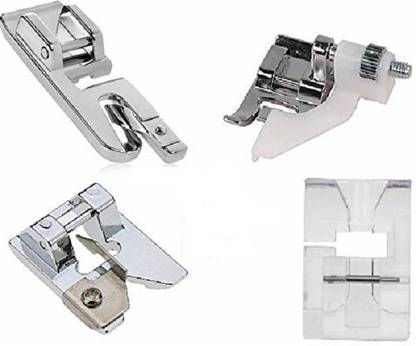 ZENITH Pico, Blind Hem, Round Bead and Fringe Set of 4 Snap-on Foot for All Automatic Sewing Machines Sewing Machine with Low Shank