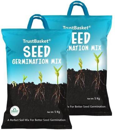 TrustBasket Seed Germination/Starter Mix- 10 KG Manure