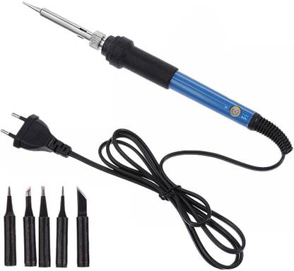amiciTools Complete Kit of 60W Soldering Iron with adjustable temp+5X Bits 60 W Temperature Controlled