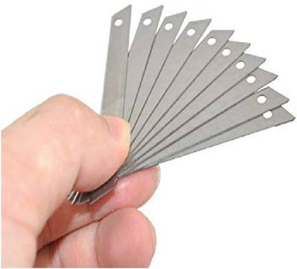 DEZIINE Heavy Duty 18 mm Cutter Knife Set with 10 Replacement Blades for craft Snap Cutter